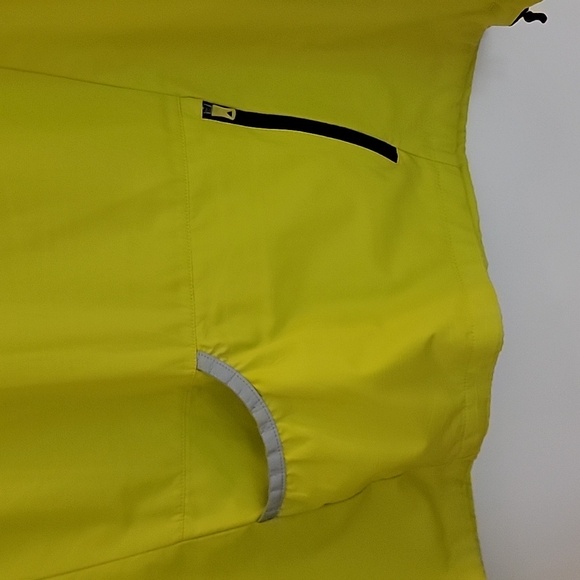 The North Face Cycling Bright Yellow Windbreaker Jacket XL - Picture 5 of 8